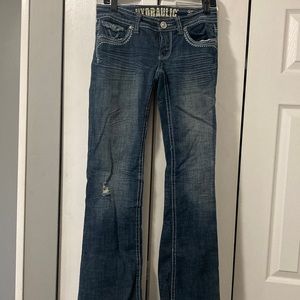 Hydraulic jeans. Worn once. Perfect condition! Size 1/2.